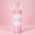 PurrrClean probiotic intimate cleanser on blush pink background
